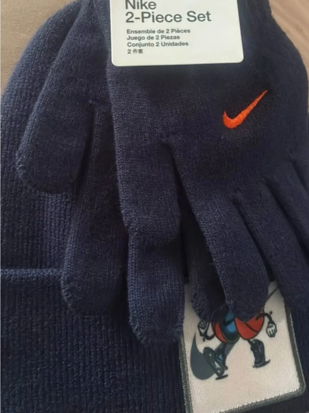 Boys Nike Hat & Glove winter set